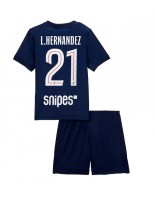 Paris Saint-Germain Lucas Hernandez #21 Kotipaita Lasten 2025-26 Lyhythihainen (+ shortsit)